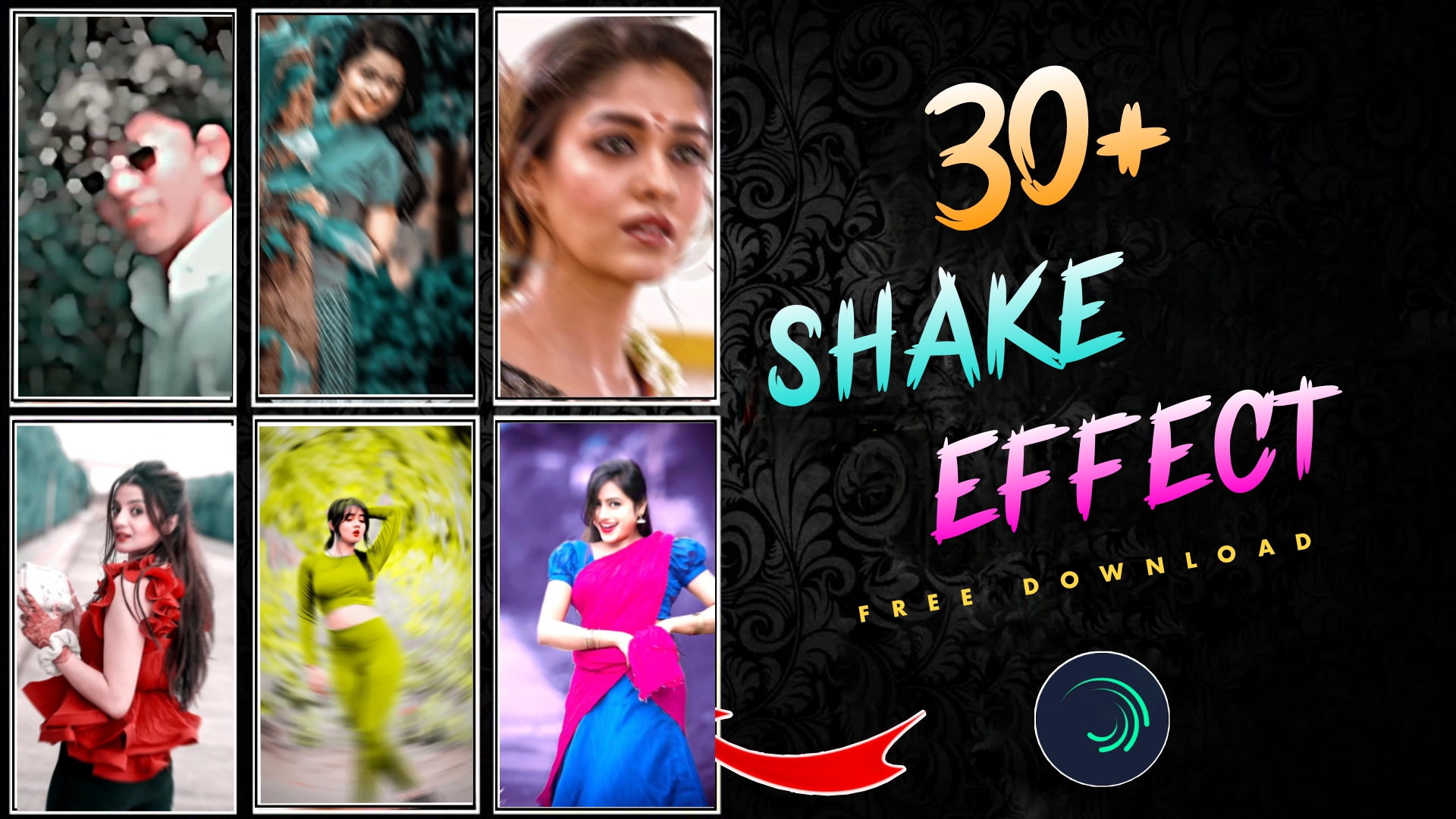 Alight motion 30+ shake effect presets