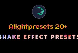 Alight Motion Lyrics Effect