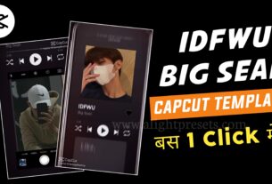 Idfwu Big Sean Capcut Template Link 2023