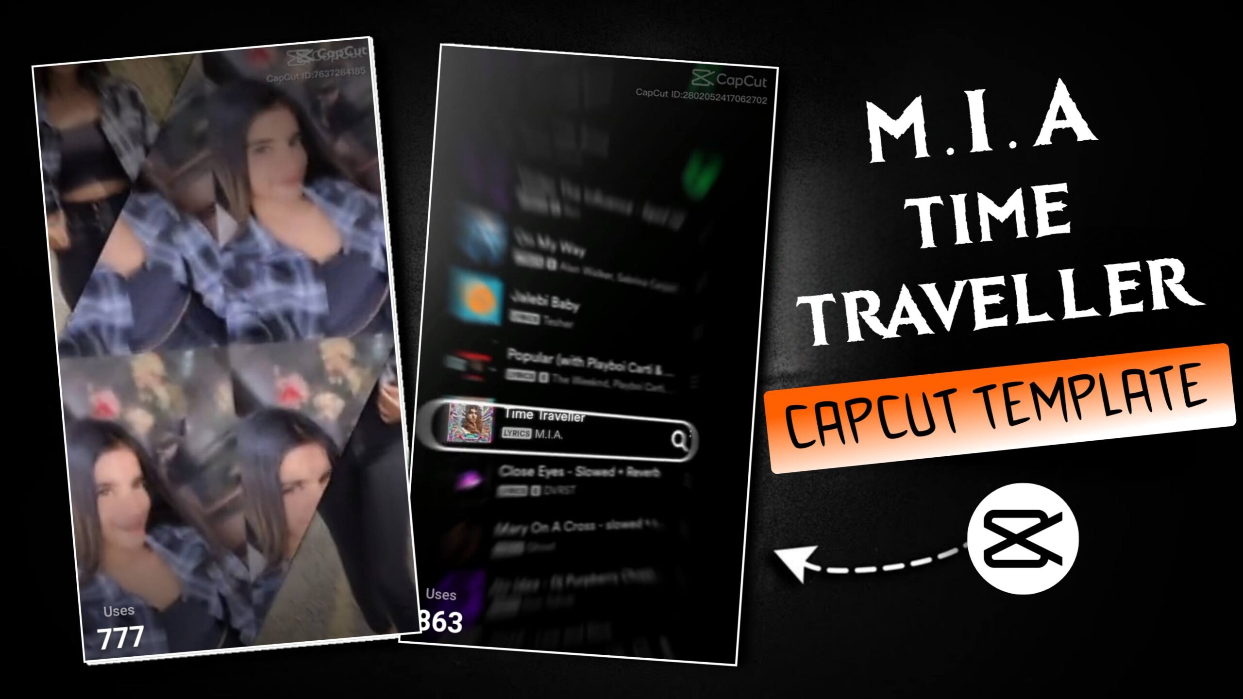 M.i.a Time Traveller Capcut Template