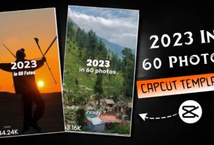 2023 In 60 Photos Capcut Template Link 2023