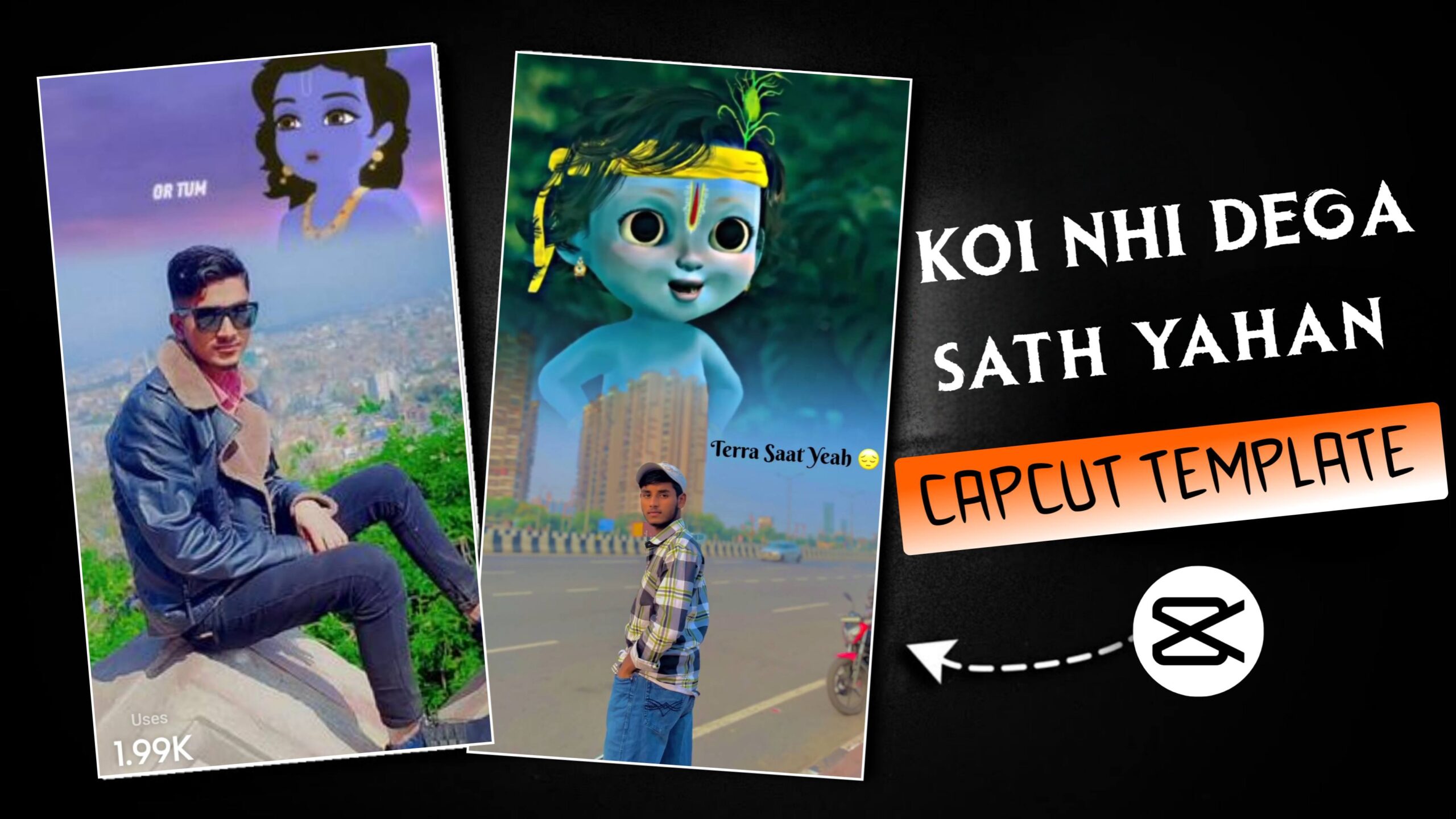 Koi Nahi Dega Tera Sath Yahan Capcut Template