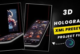 3d Mobile Hologram Alight Motion Preset