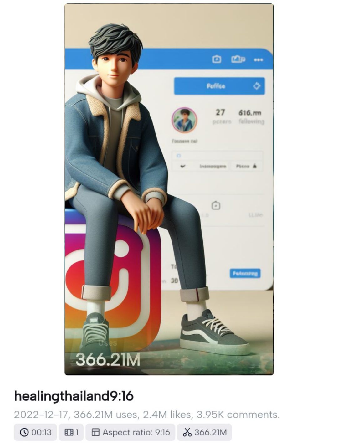 Social Media Profile CapCut Template Link 2024 - Editing Stock