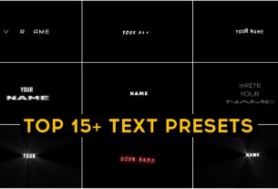Top 15+ Text Animation Presets Alight Motion Link 2024