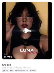 Luna Bala Capcut Templates