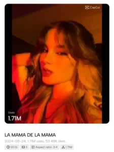 La Mama De La Mama Capcut Template Trend