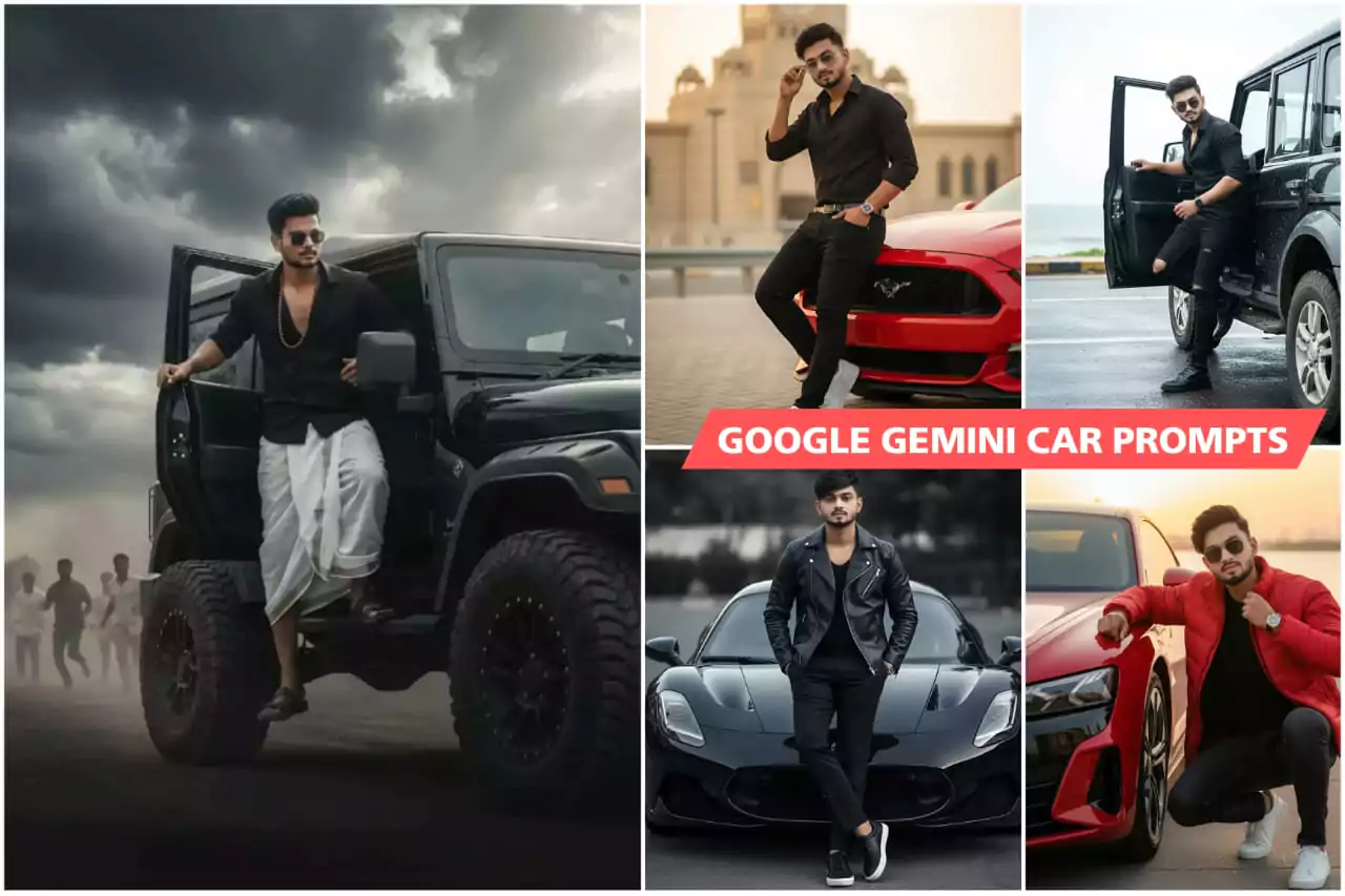 Google Gemini Car Ai Photo Editing Prompts For Boys